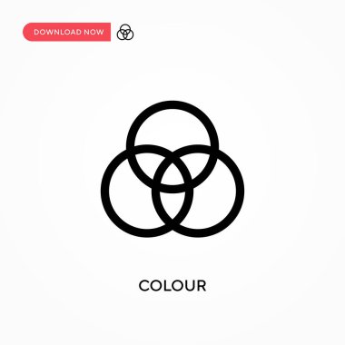 Renk vektör simgesi. - Evet. Web sitesi veya mobil uygulama için modern, basit düz vektör çizimi