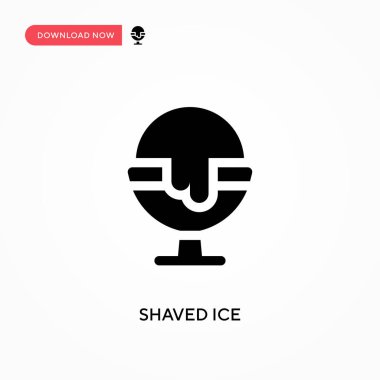 Kesilmiş buz vektörü simgesi. - Evet. Web sitesi veya mobil uygulama için modern, basit düz vektör çizimi