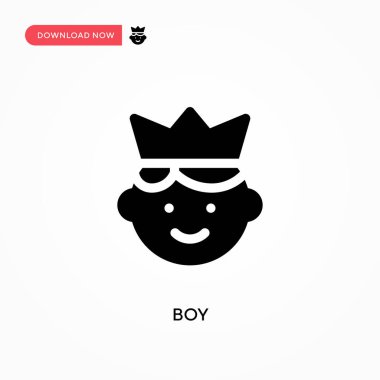 Erkek vektör simgesi. - Evet. Web sitesi veya mobil uygulama için modern, basit düz vektör çizimi