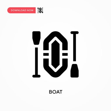 Tekne vektör simgesi. - Evet. Web sitesi veya mobil uygulama için modern, basit düz vektör çizimi