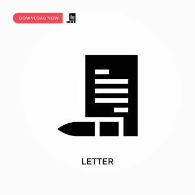 Harf vektör simgesi. - Evet. Web sitesi veya mobil uygulama için modern, basit düz vektör çizimi