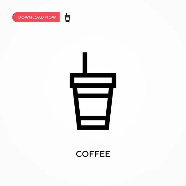 Εικονίδιο Φορέα Καφέ Σύγχρονη Απλή Επίπεδη Διανυσματική Απεικόνιση Για Web — Διανυσματικό Αρχείο