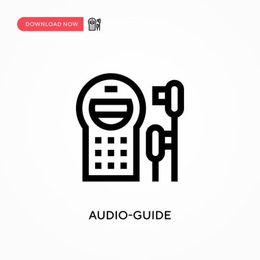 Ses kılavuzu vektör simgesi. - Evet. Web sitesi veya mobil uygulama için modern, basit düz vektör çizimi