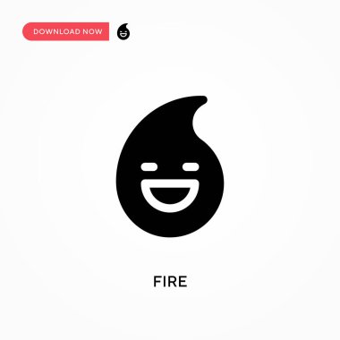 Vektör simgesini ateşle. - Evet. Web sitesi veya mobil uygulama için modern, basit düz vektör çizimi