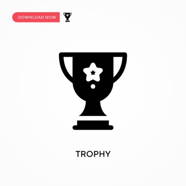 Ödül vektör simgesi. - Evet. Web sitesi veya mobil uygulama için modern, basit düz vektör çizimi