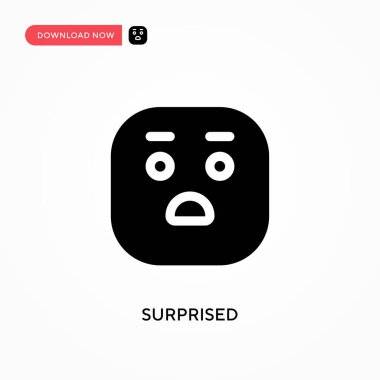 Şaşırtıcı vektör simgesi. - Evet. Web sitesi veya mobil uygulama için modern, basit düz vektör çizimi