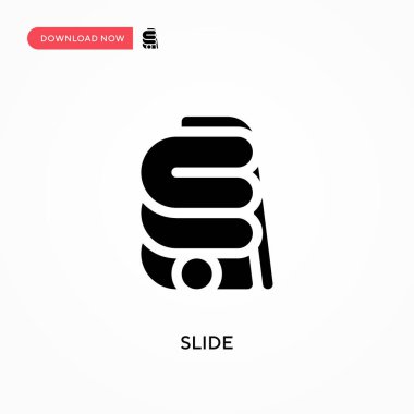 Kaydırma vektör simgesi. - Evet. Web sitesi veya mobil uygulama için modern, basit düz vektör çizimi