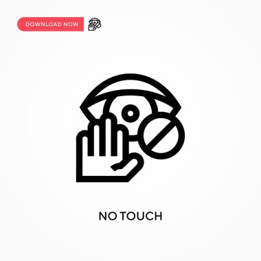 Dokunma vektör simgesi yok. - Evet. Web sitesi veya mobil uygulama için modern, basit düz vektör çizimi