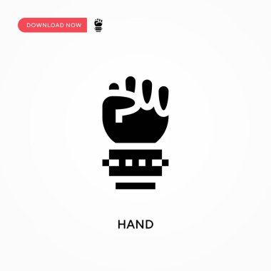 El vektör simgesi. - Evet. Web sitesi veya mobil uygulama için modern, basit düz vektör çizimi