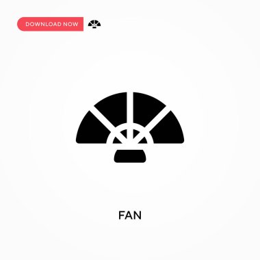 Fan vektör simgesi. - Evet. Web sitesi veya mobil uygulama için modern, basit düz vektör çizimi