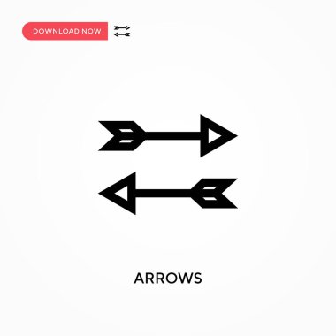 Ok vektör simgesi. - Evet. Web sitesi veya mobil uygulama için modern, basit düz vektör çizimi