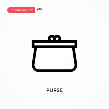 Çanta vektör ikonu. - Evet. Web sitesi veya mobil uygulama için modern, basit düz vektör çizimi