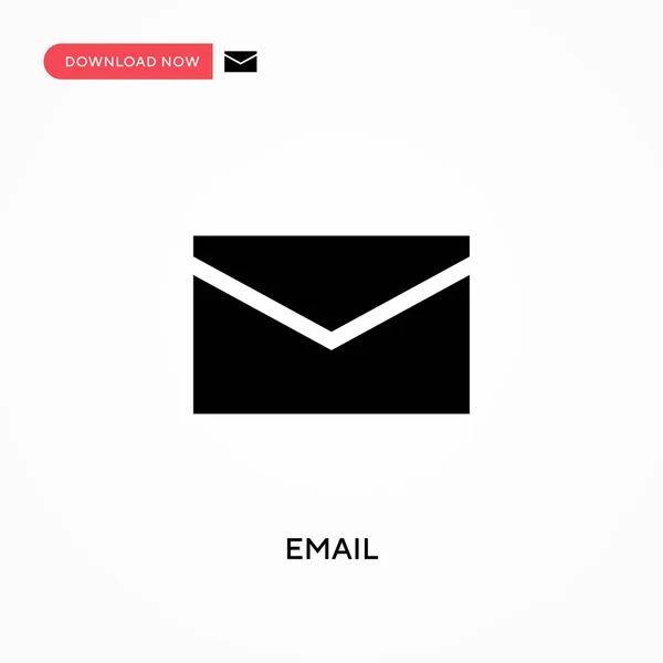 Mail Vektorsymbol Moderne Einfache Flache Vektordarstellung Für Website Oder Mobile — Stockvektor