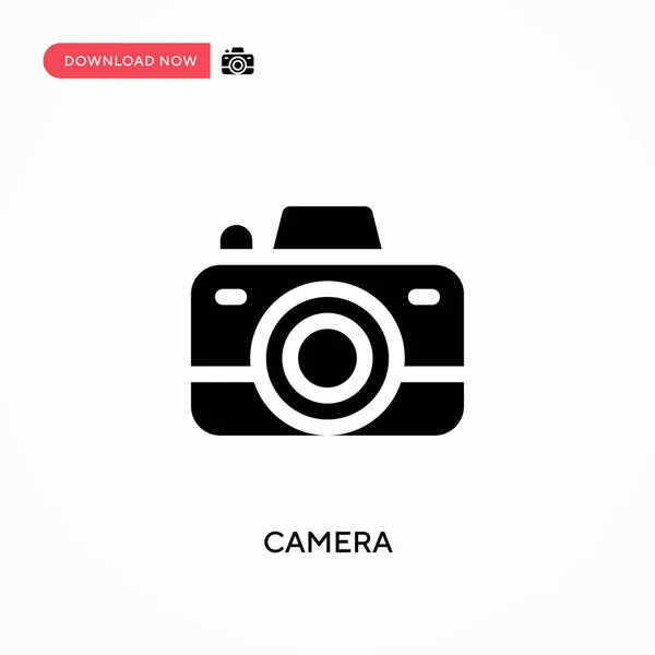 Camera Vector Icon Modern Simple Flat Vector Illustration Web Site — Stock Vector