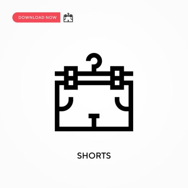 Kısa vektör simgesi. - Evet. Web sitesi veya mobil uygulama için modern, basit düz vektör çizimi