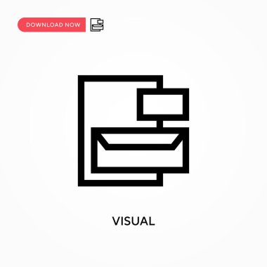 Görsel vektör simgesi. - Evet. Web sitesi veya mobil uygulama için modern, basit düz vektör çizimi