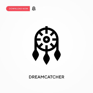 Rüya Avcısı vektör simgesi. - Evet. Web sitesi veya mobil uygulama için modern, basit düz vektör çizimi