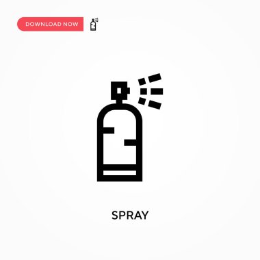 Sprey vektör simgesi. - Evet. Web sitesi veya mobil uygulama için modern, basit düz vektör çizimi