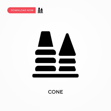 Koni vektör simgesi. - Evet. Web sitesi veya mobil uygulama için modern, basit düz vektör çizimi