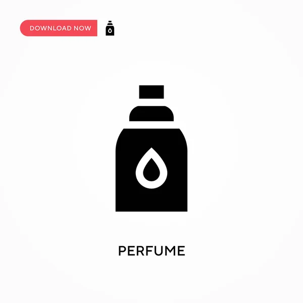 Ícone Vetor Perfume Ilustração Vetorial Plana Moderna Simples Para Web — Vetor de Stock