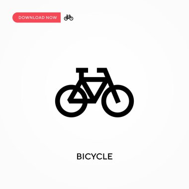 Bisiklet vektör simgesi. - Evet. Web sitesi veya mobil uygulama için modern, basit düz vektör çizimi