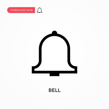 Çan vektör simgesi. - Evet. Web sitesi veya mobil uygulama için modern, basit düz vektör çizimi
