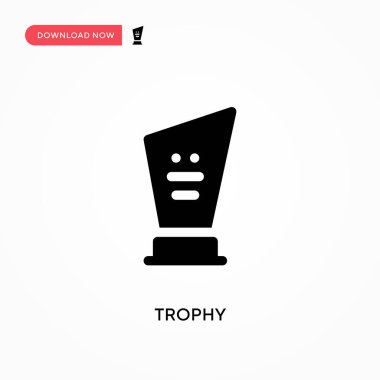 Ödül vektör simgesi. - Evet. Web sitesi veya mobil uygulama için modern, basit düz vektör çizimi