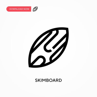 Kaykay vektör simgesi. - Evet. Web sitesi veya mobil uygulama için modern, basit düz vektör çizimi