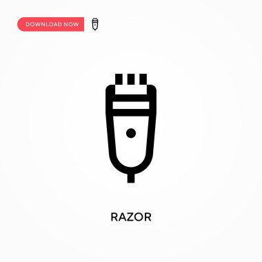 Ustura vektör simgesi. - Evet. Web sitesi veya mobil uygulama için modern, basit düz vektör çizimi