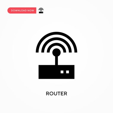 Yönlendirici vektör simgesi. - Evet. Web sitesi veya mobil uygulama için modern, basit düz vektör çizimi