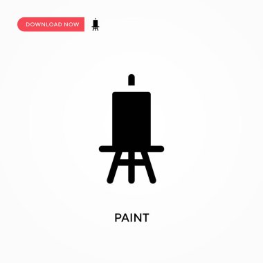 Vektör simgesini boya. - Evet. Web sitesi veya mobil uygulama için modern, basit düz vektör çizimi