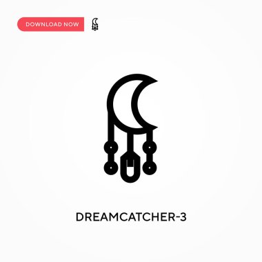 Düş kapanı-3 vektör simgesi. - Evet. Web sitesi veya mobil uygulama için modern, basit düz vektör çizimi