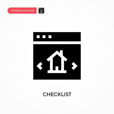 Kontrol listesi vektör simgesi. - Evet. Web sitesi veya mobil uygulama için modern, basit düz vektör çizimi
