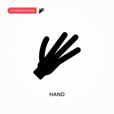 El vektör simgesi. - Evet. Web sitesi veya mobil uygulama için modern, basit düz vektör çizimi