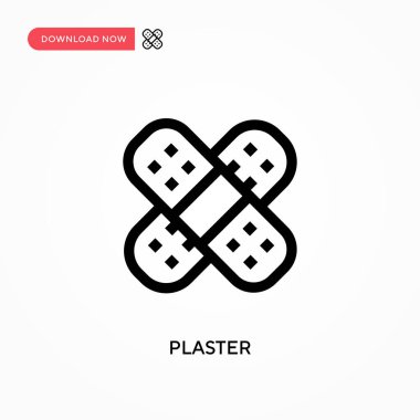 Alçı vektör simgesi. - Evet. Web sitesi veya mobil uygulama için modern, basit düz vektör çizimi