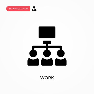 İş vektör simgesi. - Evet. Web sitesi veya mobil uygulama için modern, basit düz vektör çizimi