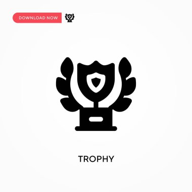 Ödül vektör simgesi. - Evet. Web sitesi veya mobil uygulama için modern, basit düz vektör çizimi