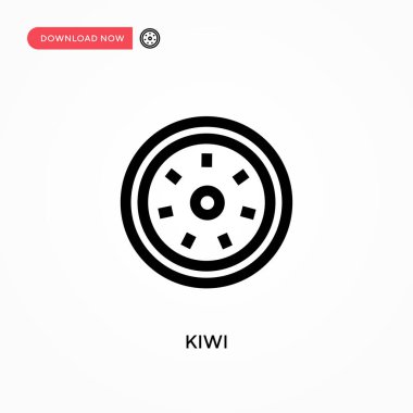 Kivi vektör simgesi. - Evet. Web sitesi veya mobil uygulama için modern, basit düz vektör çizimi