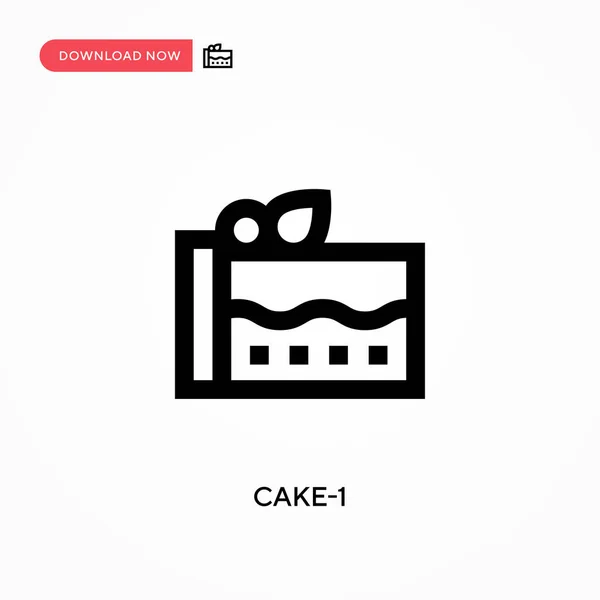 Cake Vectoricoon Moderne Eenvoudige Platte Vectorillustratie Voor Website Mobiele App — Stockvector