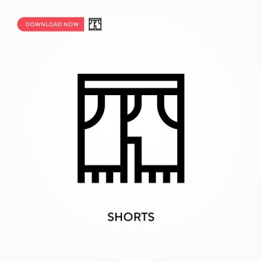 Kısa vektör simgesi. - Evet. Web sitesi veya mobil uygulama için modern, basit düz vektör çizimi