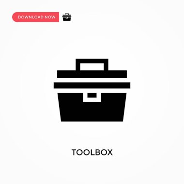Araç kutusu vektör simgesi. - Evet. Web sitesi veya mobil uygulama için modern, basit düz vektör çizimi