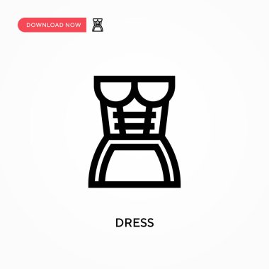 Vektör simgesini giyin. - Evet. Web sitesi veya mobil uygulama için modern, basit düz vektör çizimi