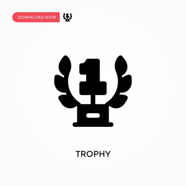 Ödül vektör simgesi. - Evet. Web sitesi veya mobil uygulama için modern, basit düz vektör çizimi