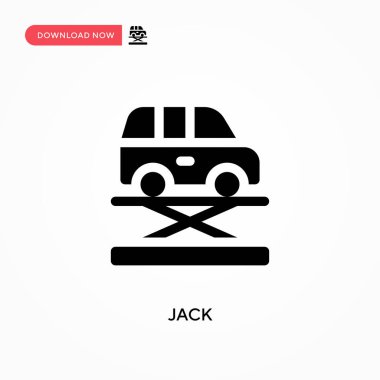 Jack vektör simgesi. - Evet. Web sitesi veya mobil uygulama için modern, basit düz vektör çizimi