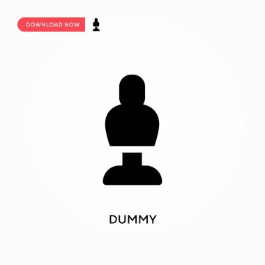 Aptal vektör simgesi. - Evet. Web sitesi veya mobil uygulama için modern, basit düz vektör çizimi