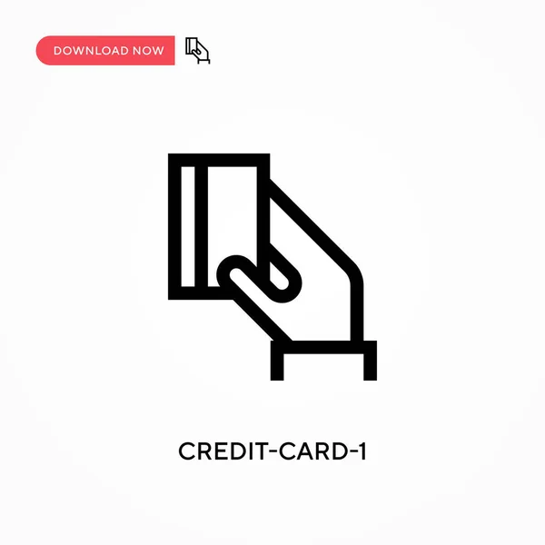 Creditcard Vectoricoon Moderne Eenvoudige Platte Vectorillustratie Voor Website Mobiele App — Stockvector