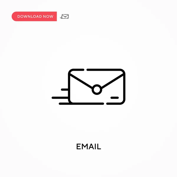 Mail Einfaches Vektor Symbol Moderne Einfache Flache Vektordarstellung Für Website — Stockvektor