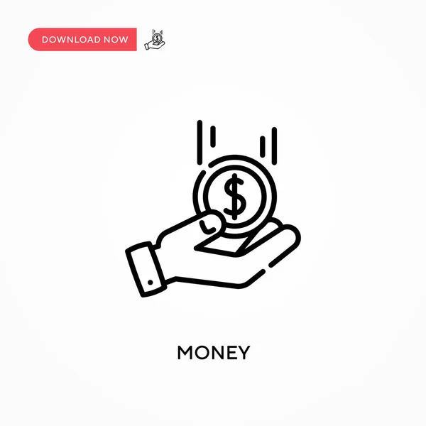 Απλό Διανυσματικό Εικονίδιο Χρημάτων Σύγχρονη Απλή Επίπεδη Διανυσματική Απεικόνιση Για — Διανυσματικό Αρχείο