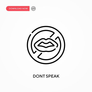 Basit vektör simgesi gibi konuşma. Web sitesi veya mobil uygulama için modern, basit düz vektör çizimi
