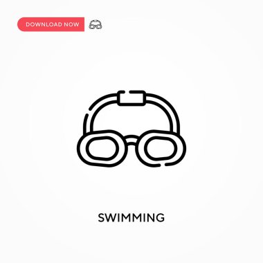 Yüzen basit vektör simgesi. Web sitesi veya mobil uygulama için modern, basit düz vektör çizimi